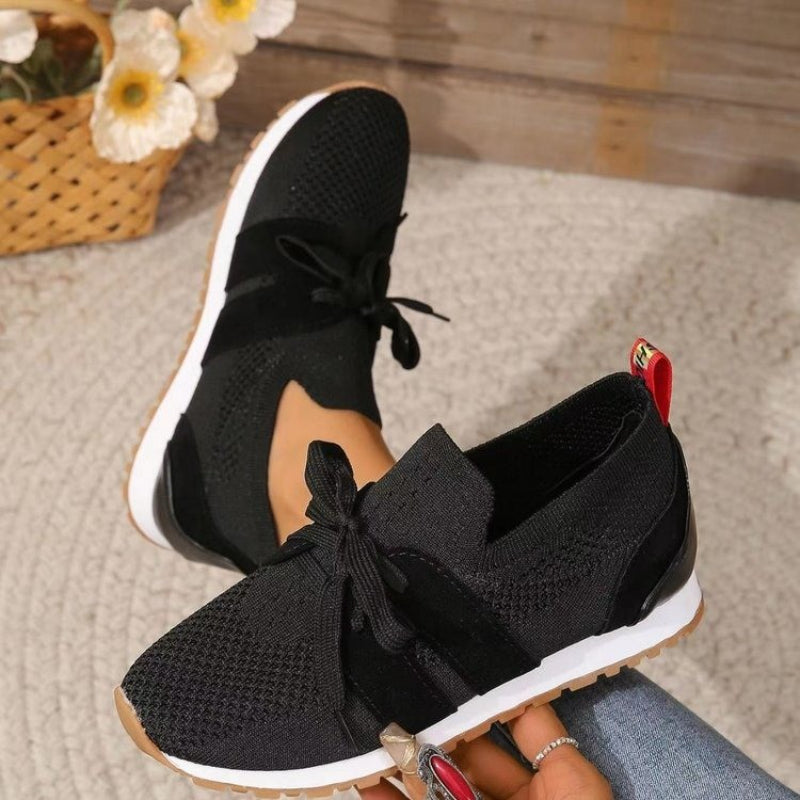 Lette mesh sneakers til kvinder, ortopædiske, åndbare, grå, ideelle til komfort og stil i hverdagen