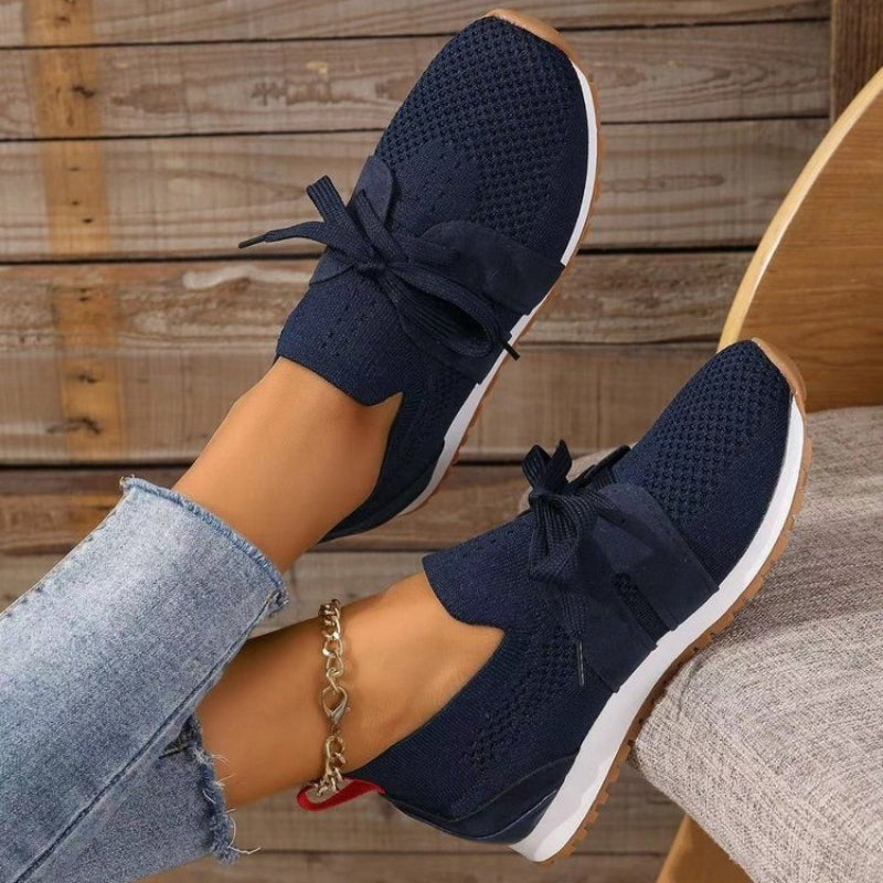 Lette mesh sneakers til kvinder, ortopædiske, åndbare, grå, ideelle til komfort og stil i hverdagen