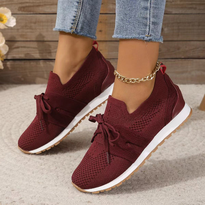 Lette mesh sneakers til kvinder, ortopædiske, åndbare, grå, ideelle til komfort og stil i hverdagen