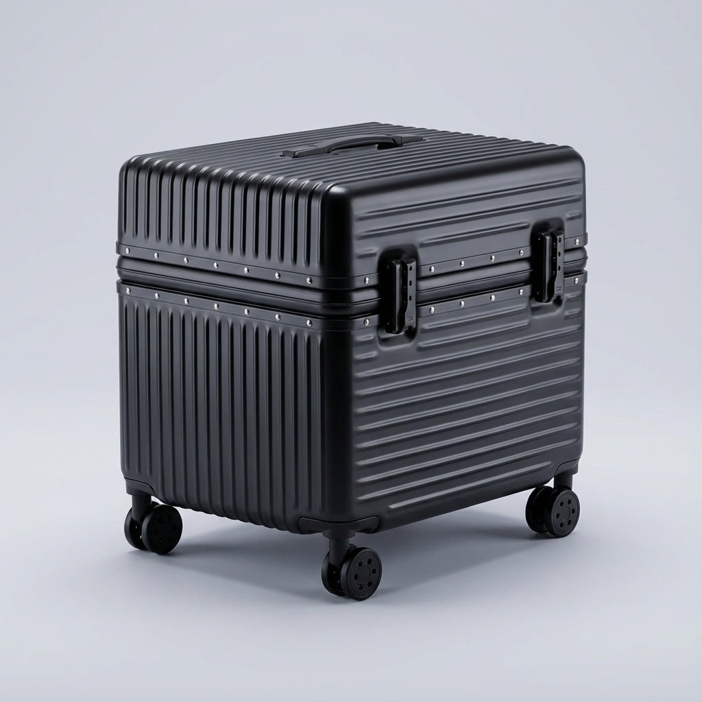 Carrycore rejsekuffert i håndbagage størrelse med letvægts design, 360° spinnerhjul og integreret TSA-lås.