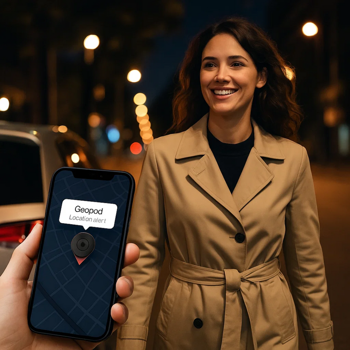 Diskret mini GPS-tracker sikrer din bil mod tyveri med realtidssporing.