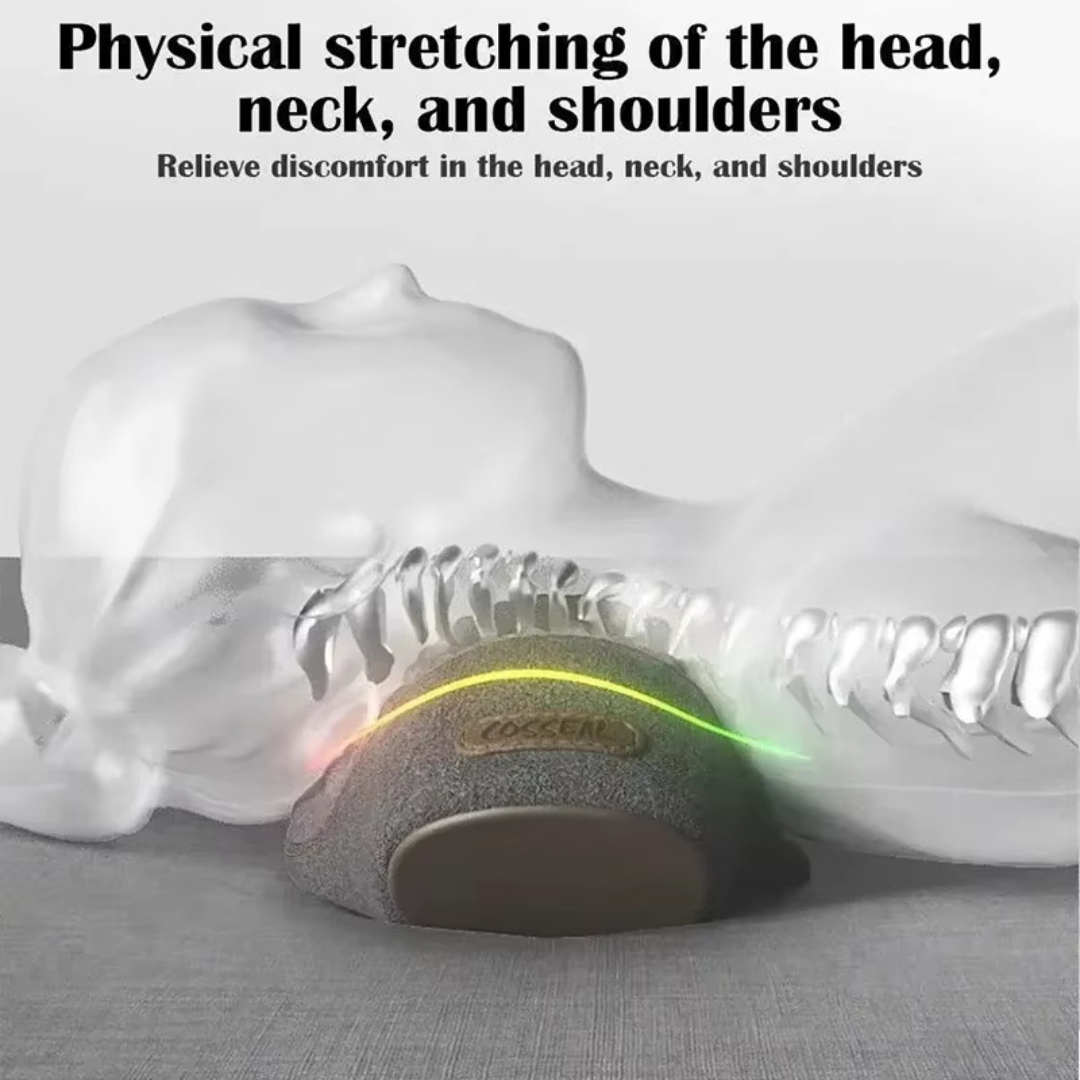 LindPude 3-i-1: traktionsterapi, varmeterapi, vibrationsmassage mod rygsmerter og iskias.