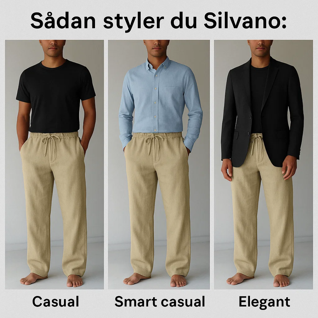 Luftige herrebukser til sommeren. Komfortable og stilfulde, perfekte til enhver casual setting.