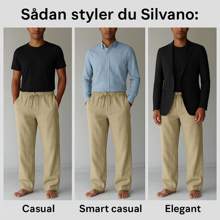 Luftige herrebukser til sommeren. Komfortable og stilfulde, perfekte til enhver casual setting.