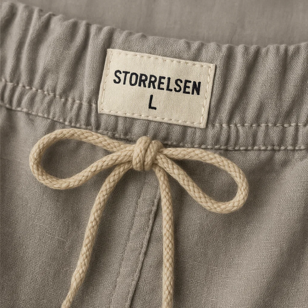 Mænds luftige sommerbukser i casual design. Ideelle som strandbukser og til afslappet mode.