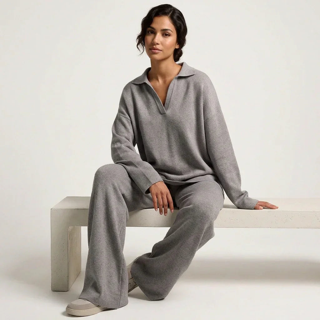 Blødt og åndbart loungesæt til kvinder, designet for optimal afslapning og et stilfuldt look.