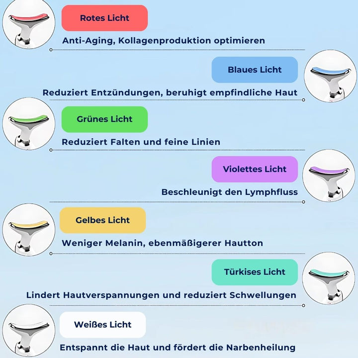 LumiLift EMS Ansigtskonturer – Kompakt, elegant sort/hvid, EMS mikrostrøm, hudopstramning, anti-aging enhed