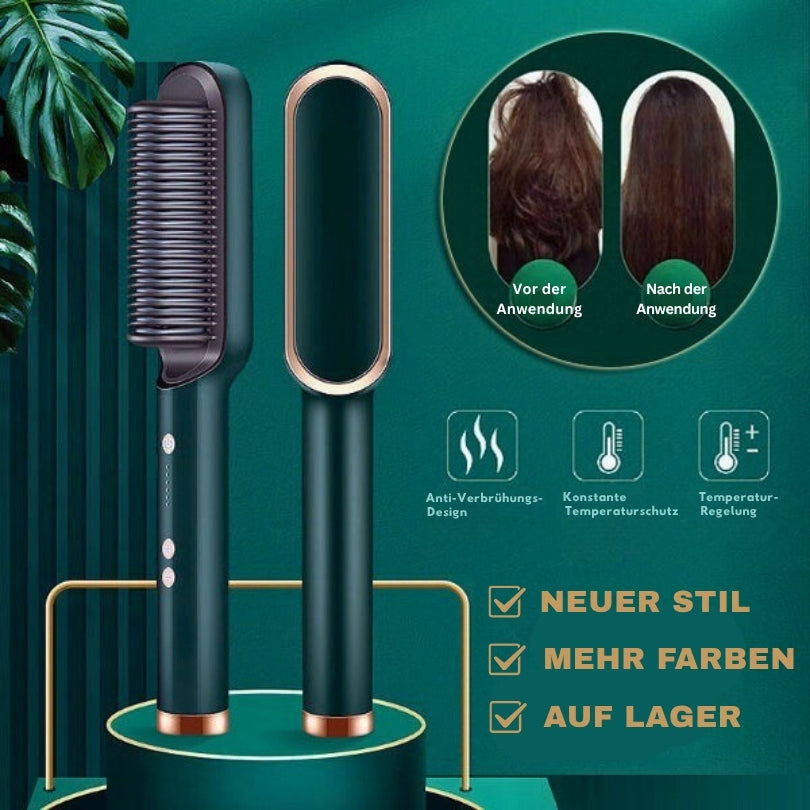 Nøgleingredienser i LustraLuxe: For glat, velplejet hår og anti-krus effekt.