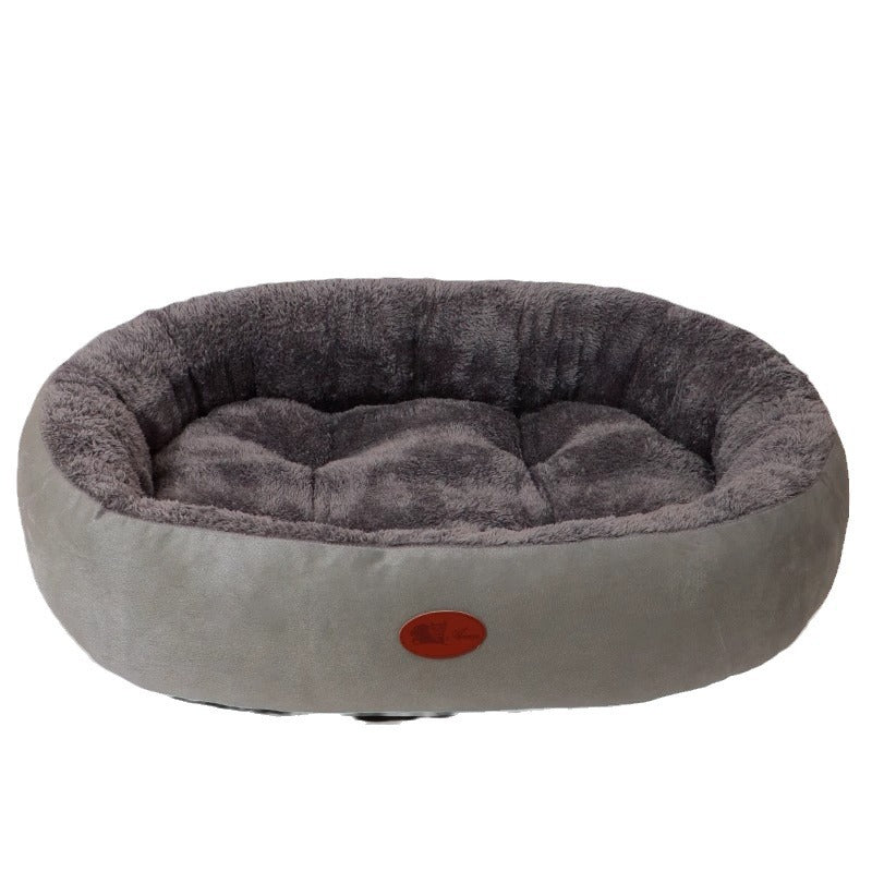 Luksuriøs, superblød hundeseng med elegant polstring, ideel til maksimal sovekomfort og stilfuld indretning.