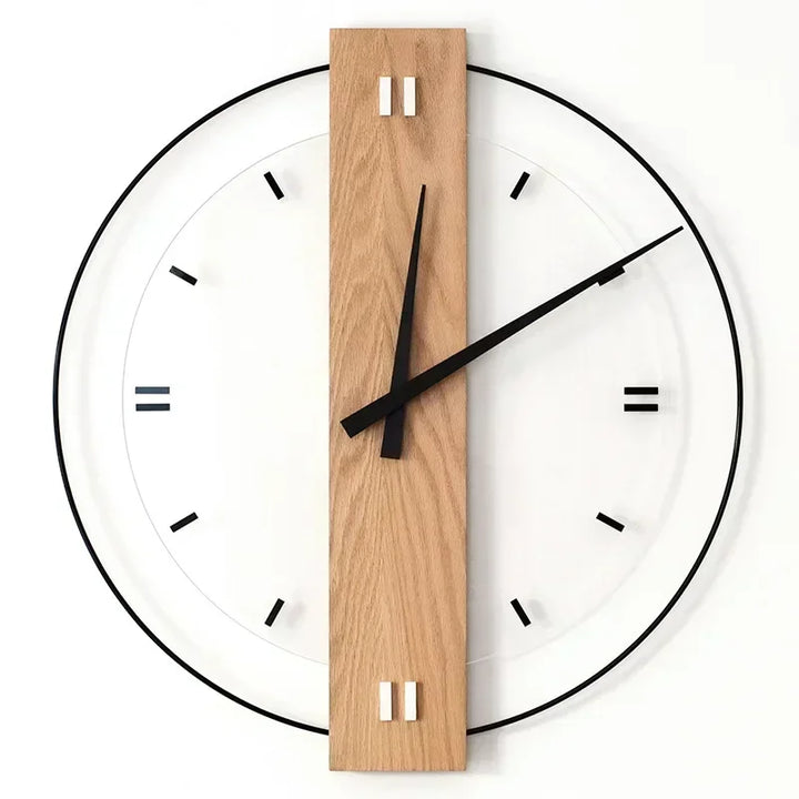 Elegant nordisk vægur, der giver dit hjem et roligt udtryk og tidløs æstetik.