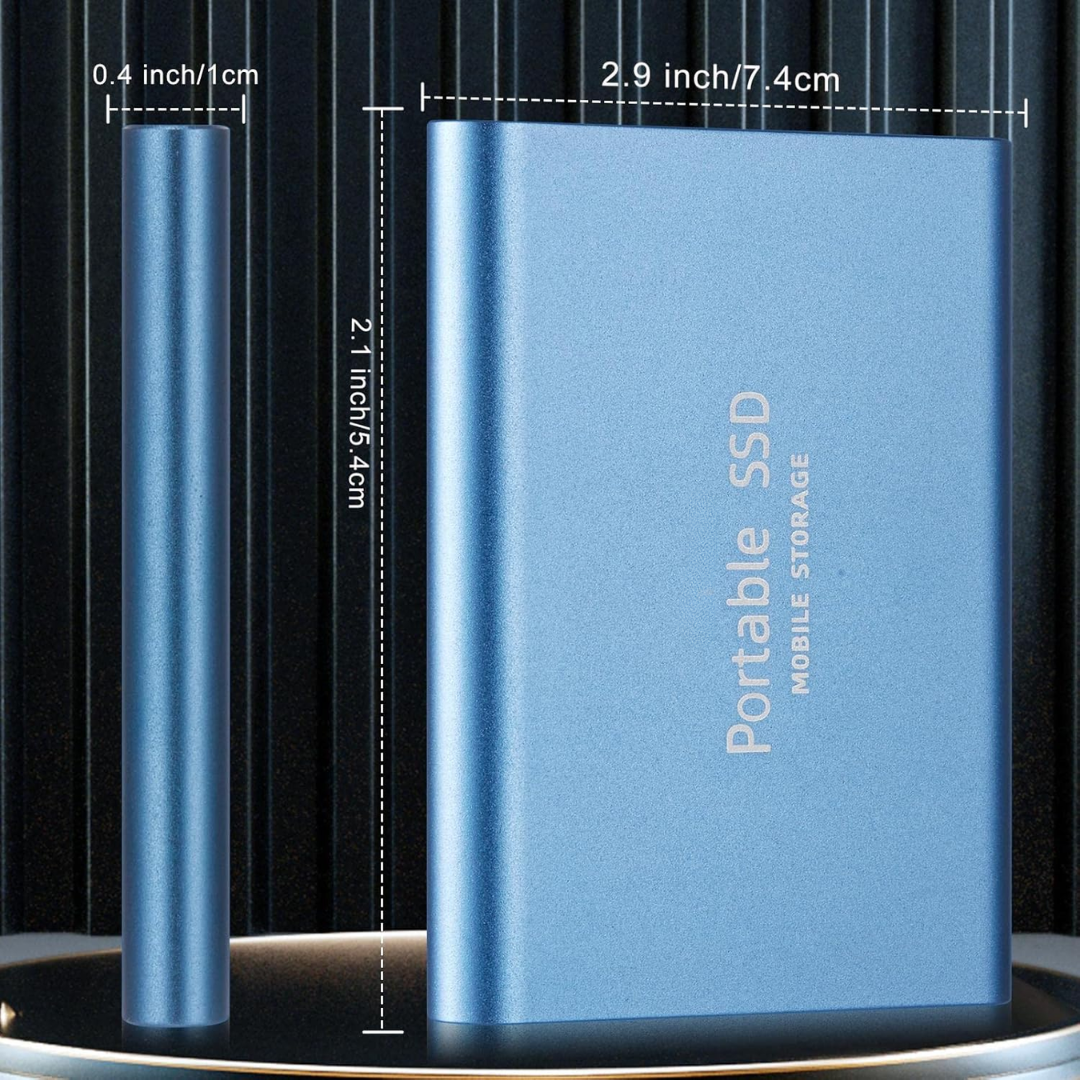 Den pålidelige eksterne SSD som computer tilbehør, klar til hurtig datalagring.