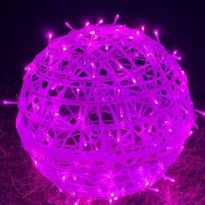 LED-lyskugle til hjem & have. Alsidigt dekorativt lys, der fungerer som indendørs/udendørs festlys.