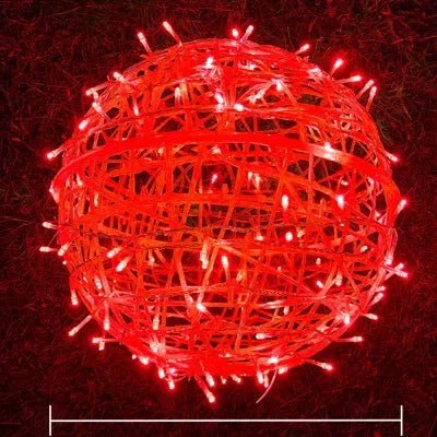 Farvede LED-lyskugler af plast. Skift farve og skab dynamisk dekorativ belysning inde/ude.
