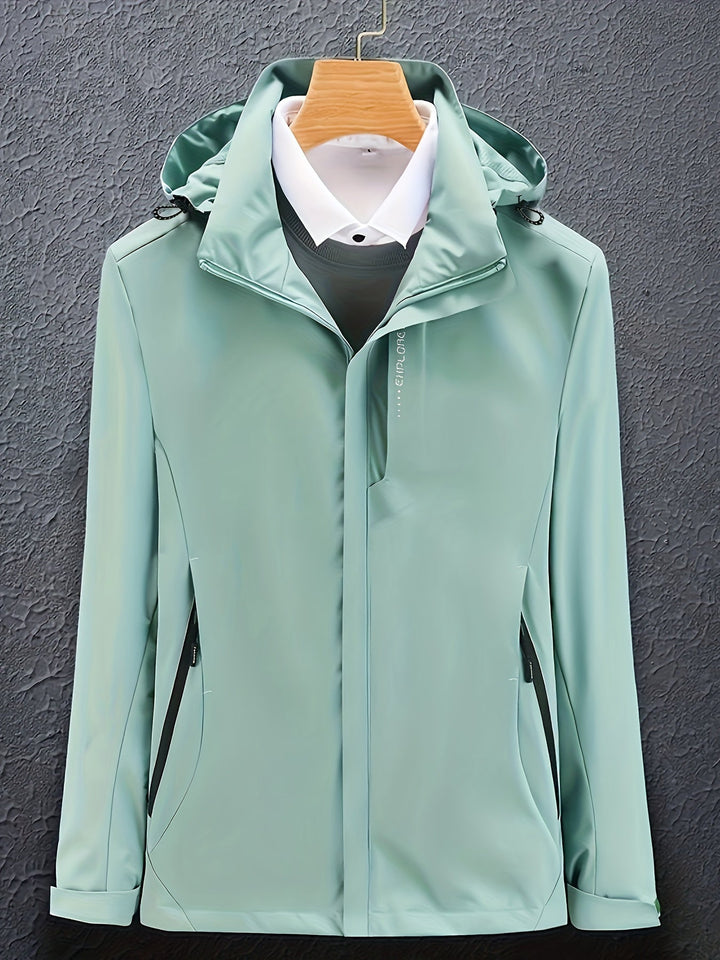 Mænds Dottie softshell jakke. Vind- og vandafvisende, perfekt til udendørsbrug og overgangsvejr.