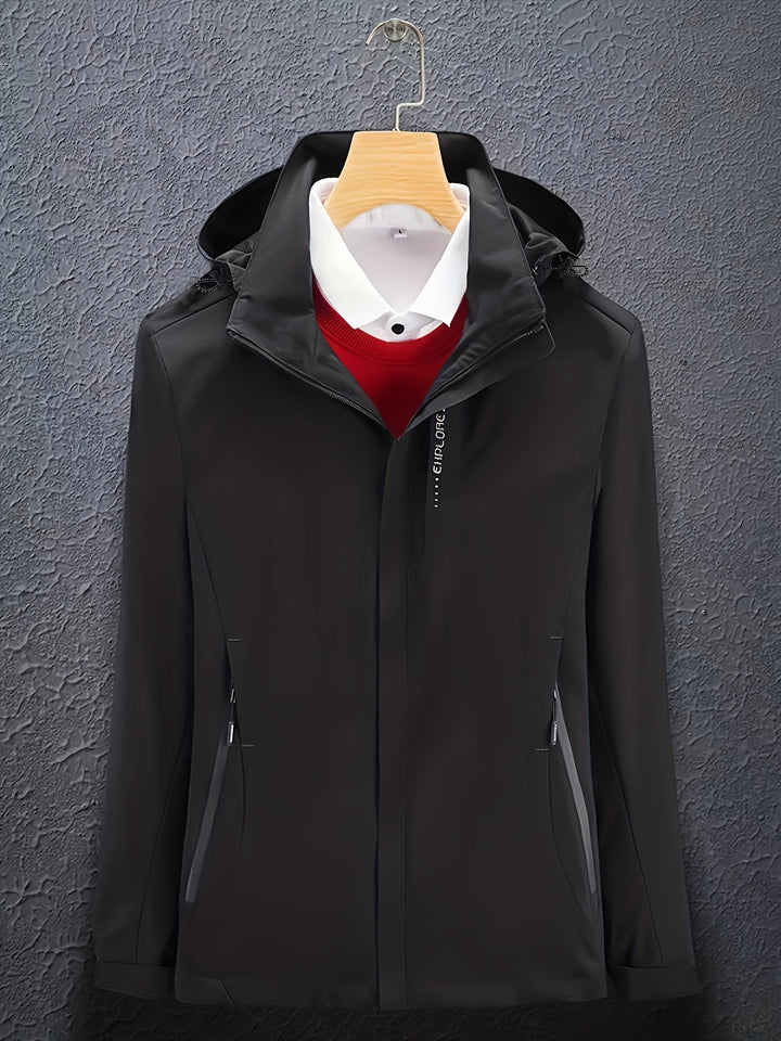 Robust og komfortabel vindafvisende softshell jakke til mænd. Velegnet til varierende vejr.