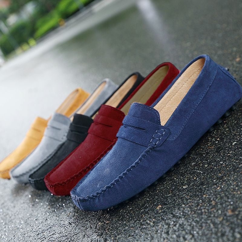 Mænds stilfulde casual loafers i klassisk brun, perfekt til hverdag og fritid.
