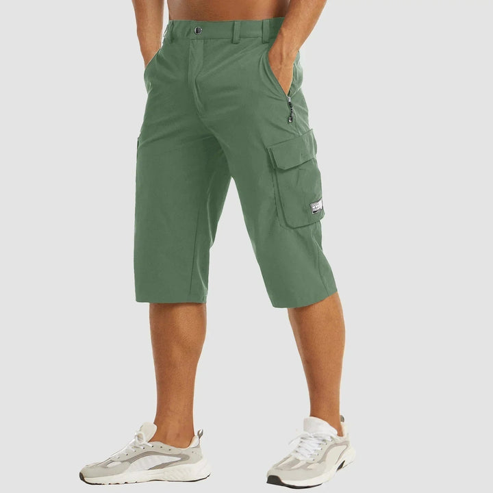 Holdbare herreshorts i cargo-stil med stræk for optimal komfort og bevægelsesfrihed under alle aktiviteter.