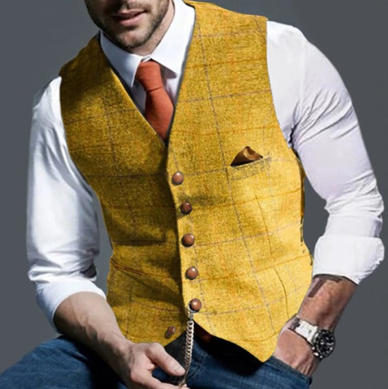 Formel herrevest til mænd, ideel for et casual chic eller klassisk look.