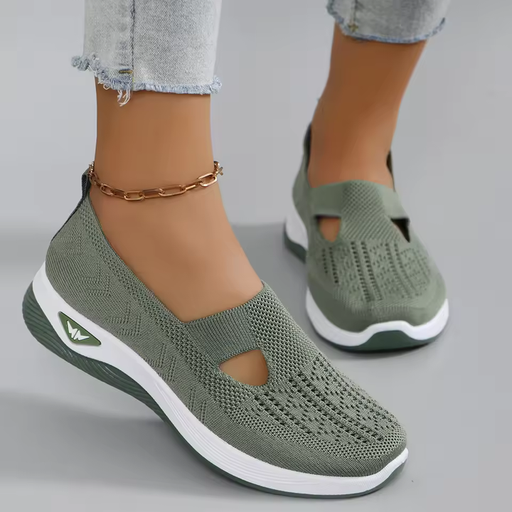 Grønne ortopædiske sommersandaler, ergonomiske & komfortable, perfekte mod fodsmerter.