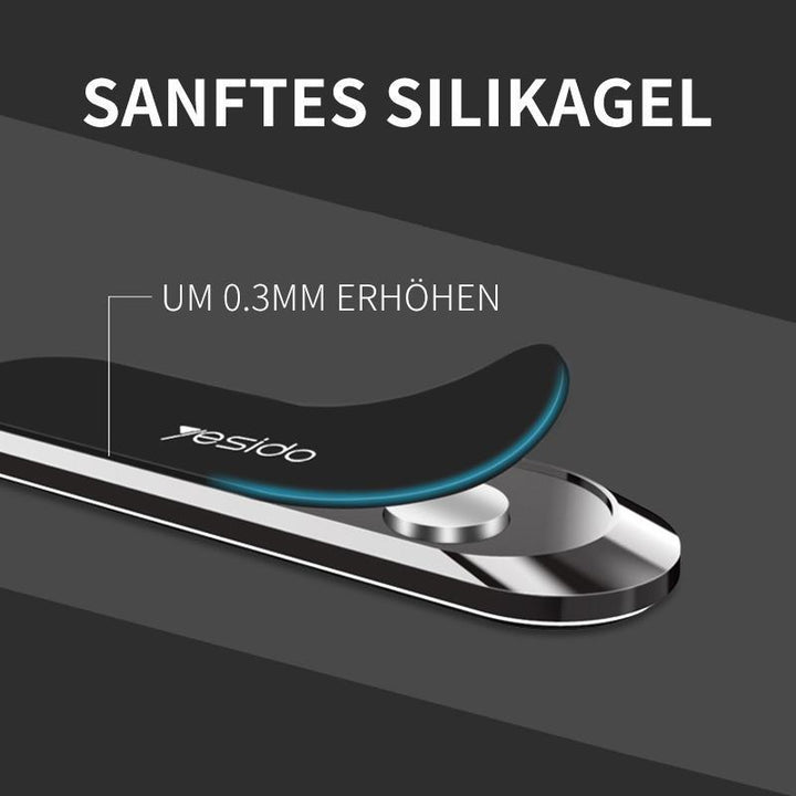 Smartphone bilholder med 360° rotation. Universal magnetisk holder for optimal visning.