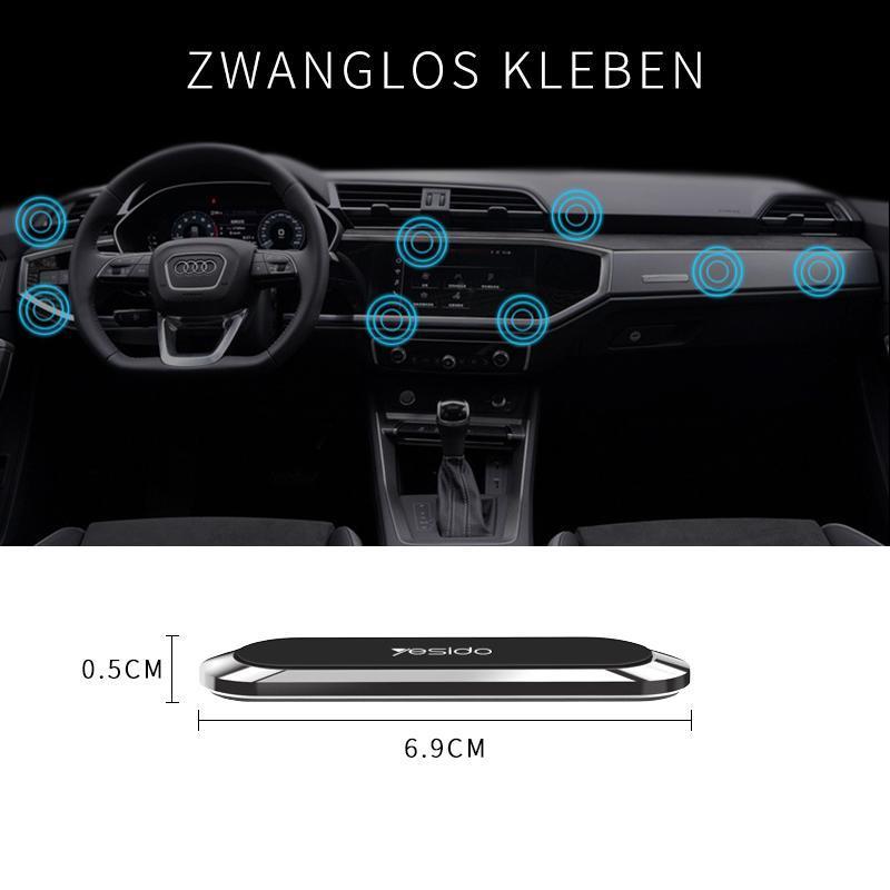 Sikker magnetisk holder til bil. Holder din telefon fast og stabilt under alle kørselsforhold.
