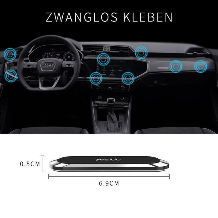 Sikker magnetisk holder til bil. Holder din telefon fast og stabilt under alle kørselsforhold.