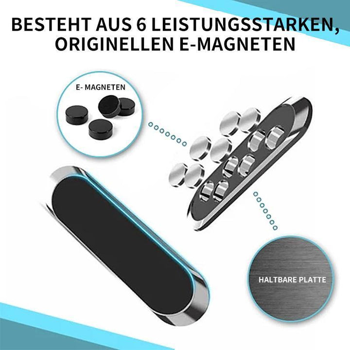 Praktisk gadget: Universal magnetisk telefonholder til bil. Nem fastgørelse af smartphone.