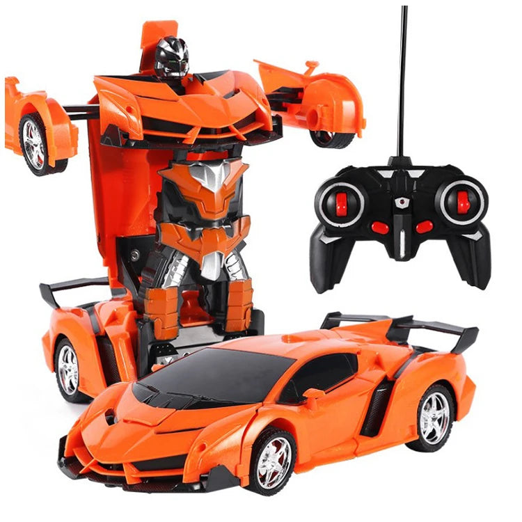 Børns RC Transformeringsbil - Robotlegetøj 2.4GHz