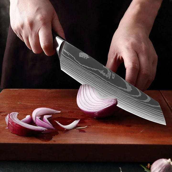 Professionelt 8-Dels Premium Køkkenknivsæt