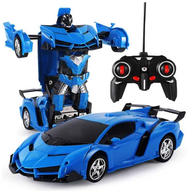 Børns RC Transformeringsbil - Robotlegetøj 2.4GHz