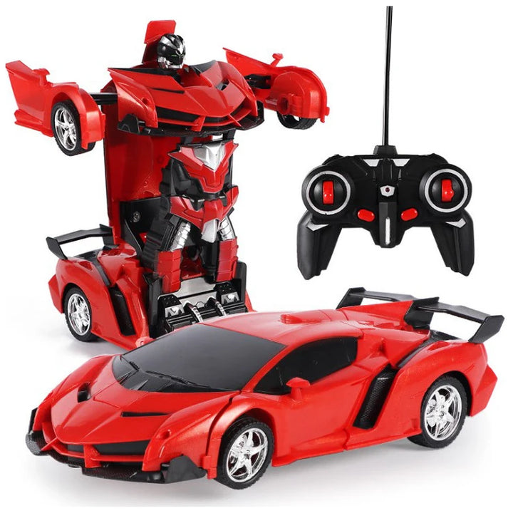 Børns RC Transformeringsbil - Robotlegetøj 2.4GHz
