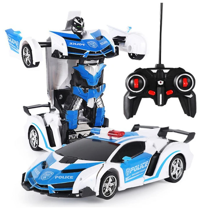 Børns RC Transformeringsbil - Robotlegetøj 2.4GHz