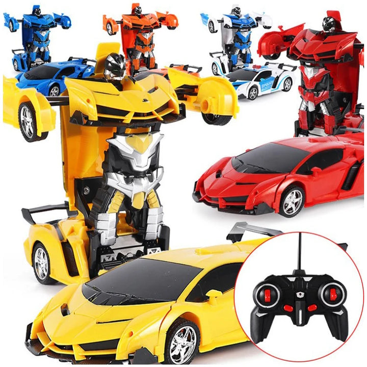 Børns RC Transformeringsbil - Robotlegetøj 2.4GHz