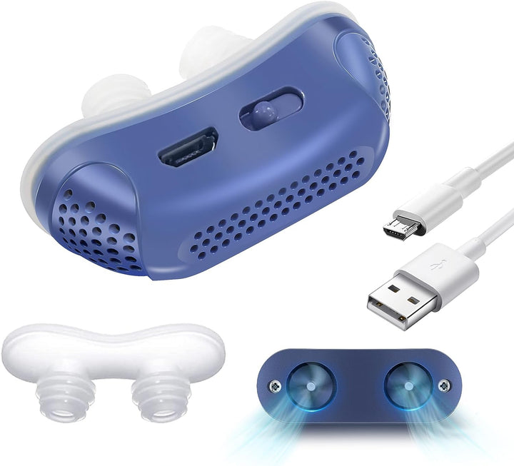 Stille letvægts CPAP søvnhjælp i silikone for bedre søvnkvalitet og velvære. Maskefri mod snorken.