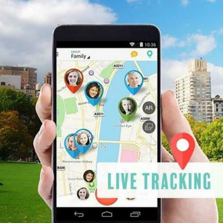 Mini GPS-tracker til børn, essentiel for børnesikkerhed med SOS-funktion og geofence.