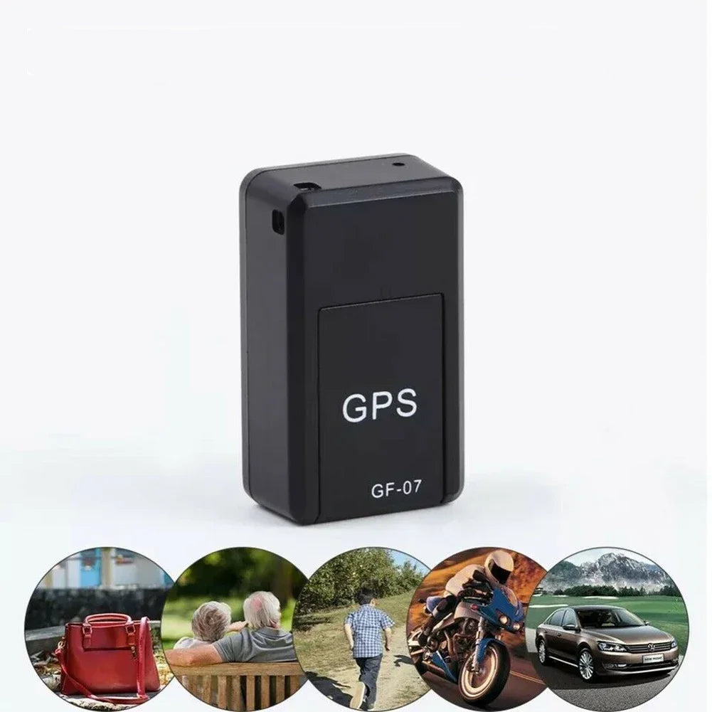 Mini magnetisk GPS tracker til bil & ejendele. Ideel til real-time sporing & tyverisikring.