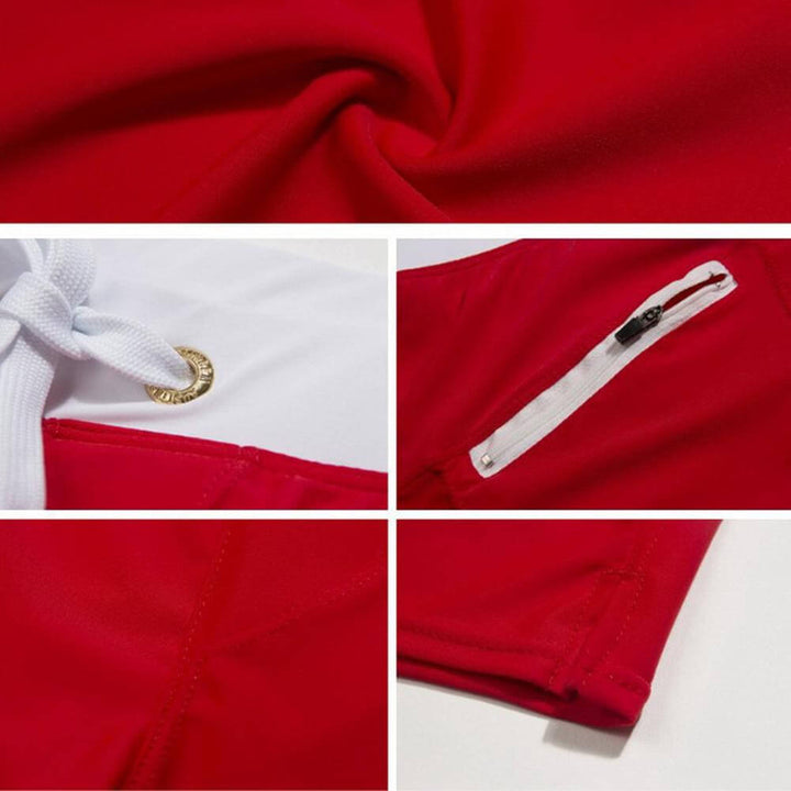 Moderne badeshorts, model 2024 i armygrøn, elegant design, komfortlinning, ideel til strand eller svømmehal, stilfuldt look