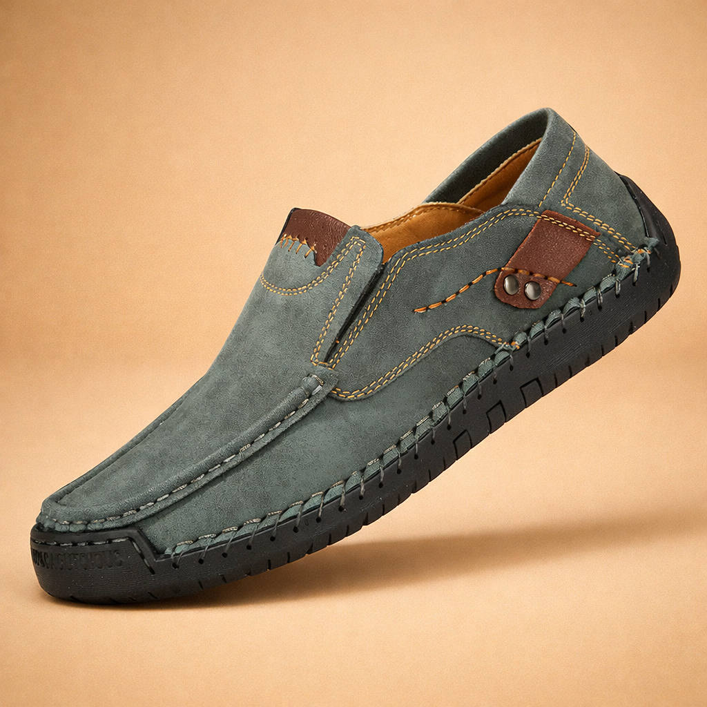 Moderne casual slip-on herresko til hverdagen, komfortable & stilfulde.