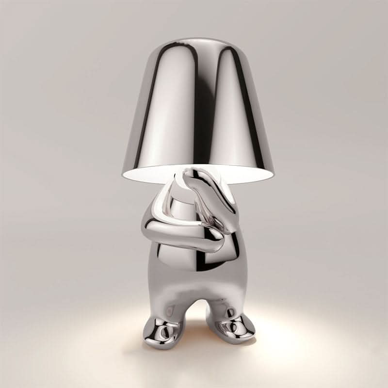 Moderne genopladelig trådløs LED bordlampe. Dæmpbar for stemningslys og hyggelig hjemmebelysning.