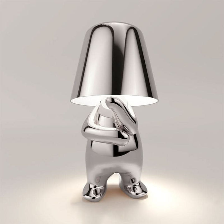 Moderne genopladelig trådløs LED bordlampe. Dæmpbar for stemningslys og hyggelig hjemmebelysning.