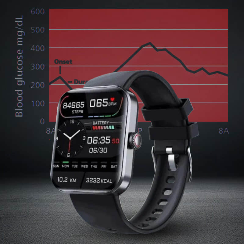 TrackPro Smartwatch i sort farve