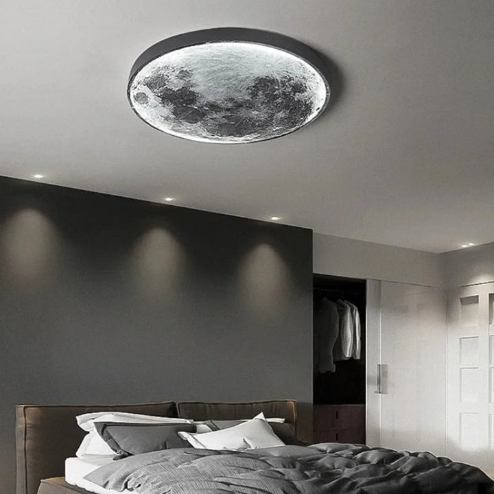 Moderne LED Måne Væglampe med blødt lys, ideel til soveværelset, stilfuldt design, energibesparende