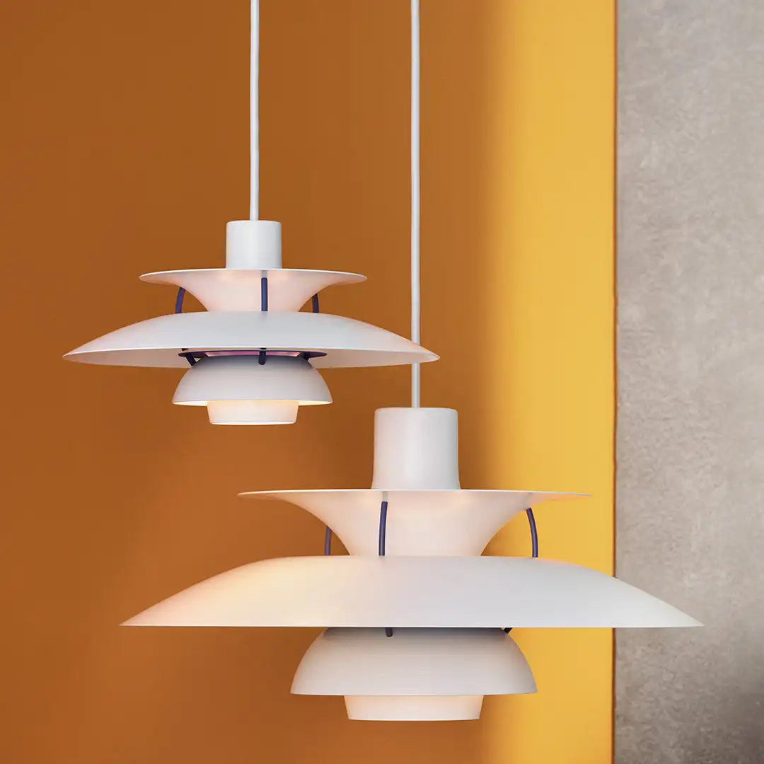 Moderne rund LED-loftslampe med dæmpbart lys, elegant design, fremstillet af aluminium og akrylglas