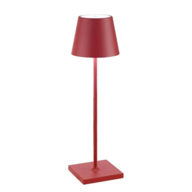 Moderne Touch LED-bordlampe, stilfuldt udseende, minimalistisk, energieffektiv, berøringsstyring til beboelsesrum.