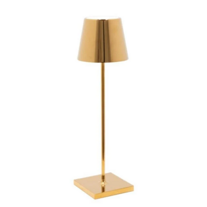 Moderne Touch LED-bordlampe, stilfuldt udseende, minimalistisk, energieffektiv, berøringsstyring til beboelsesrum.