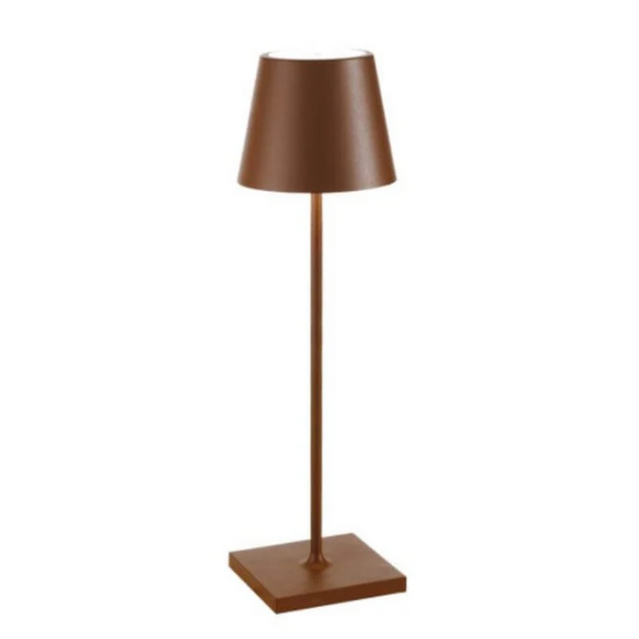 Moderne Touch LED-bordlampe, stilfuldt udseende, minimalistisk, energieffektiv, berøringsstyring til beboelsesrum.