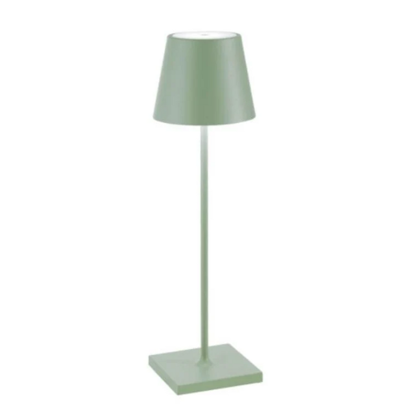Moderne Touch LED-bordlampe, stilfuldt udseende, minimalistisk, energieffektiv, berøringsstyring til beboelsesrum.