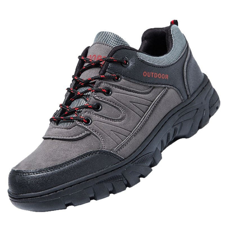 Moderne herre outdoor-sneakers, åndbar, skridsikker sål, ideel til eventyr og hverdag, komfortabel og robust.