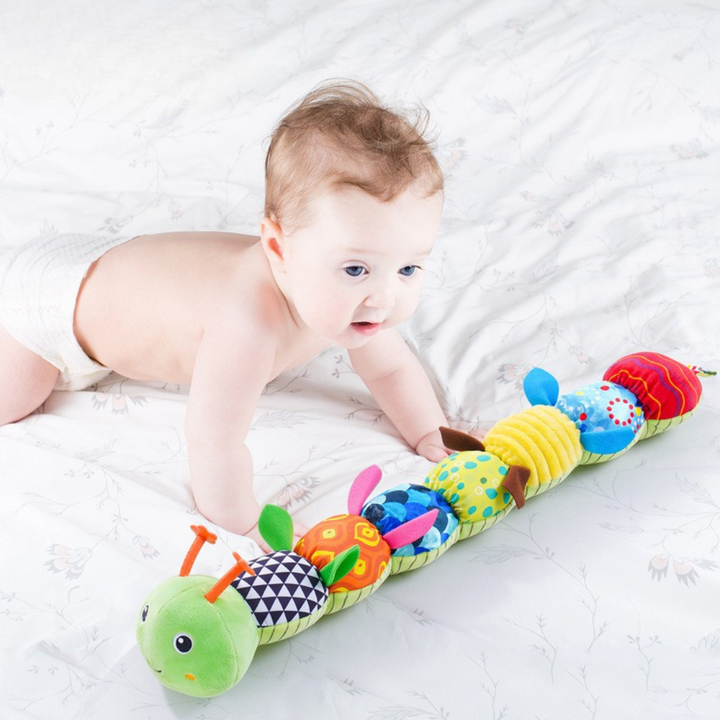 Multisensorisk legetøj til baby, med beroligende funktioner og stimulering af syn, hørelse og følesans.