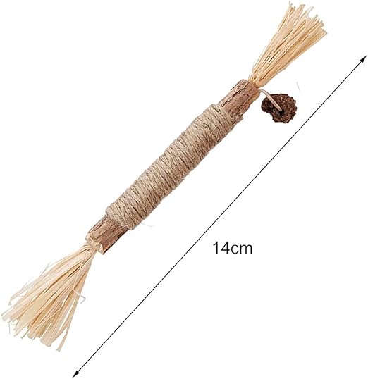 Naturlige Kitty Tandrensningspinde til katte, grøn, slank, for tandpleje og frisk ånde, sikker og naturlig.